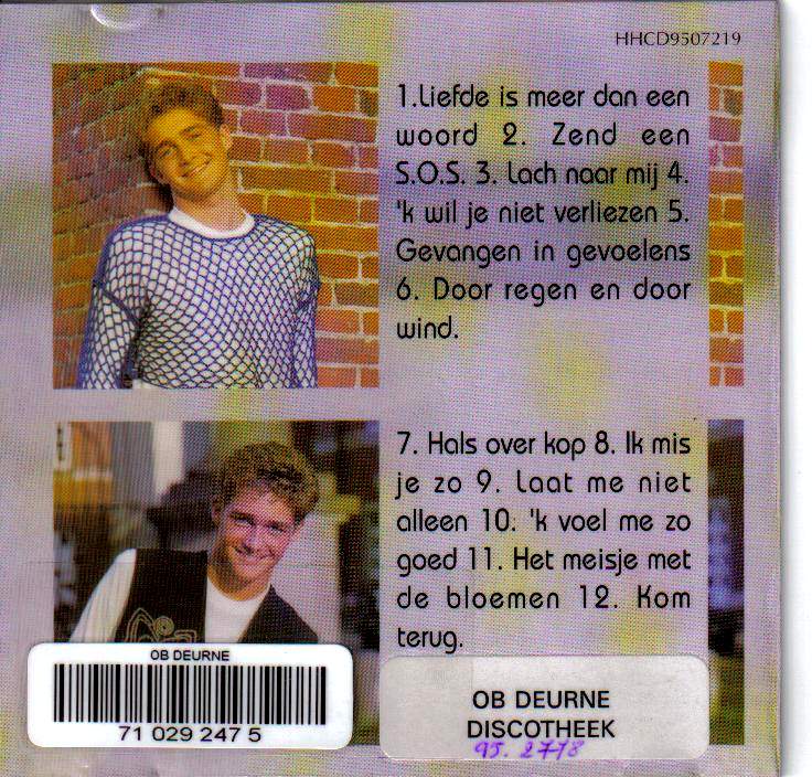 Cristoff  Liefde Is Meer Dan Een Woord : Front + Inlay